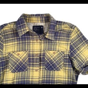 American Eagle Outfitters Flannel Cotton Sz. 8 EUC